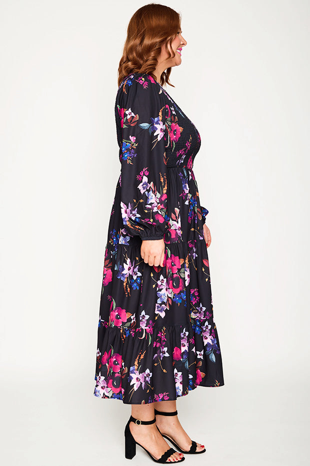 Stevie Night Flower Dress – Night Flower maxi dress
