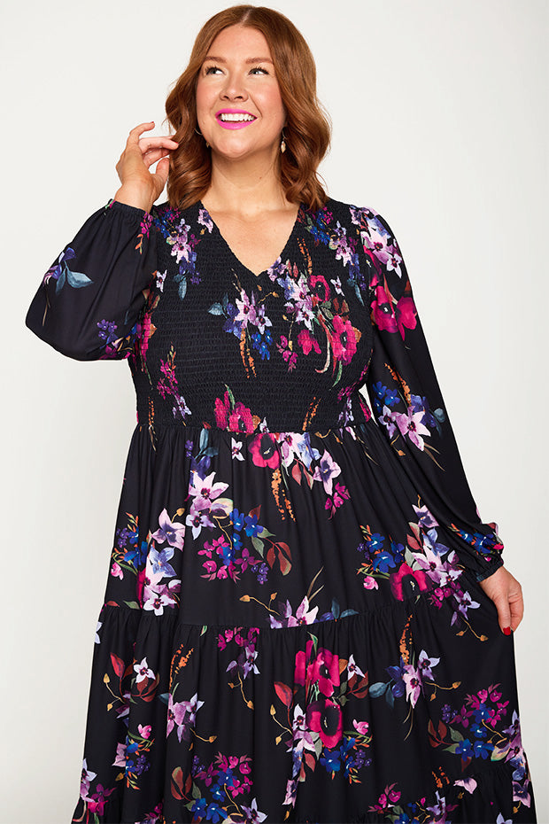 Stevie Night Flower Dress – Night Flower maxi dress