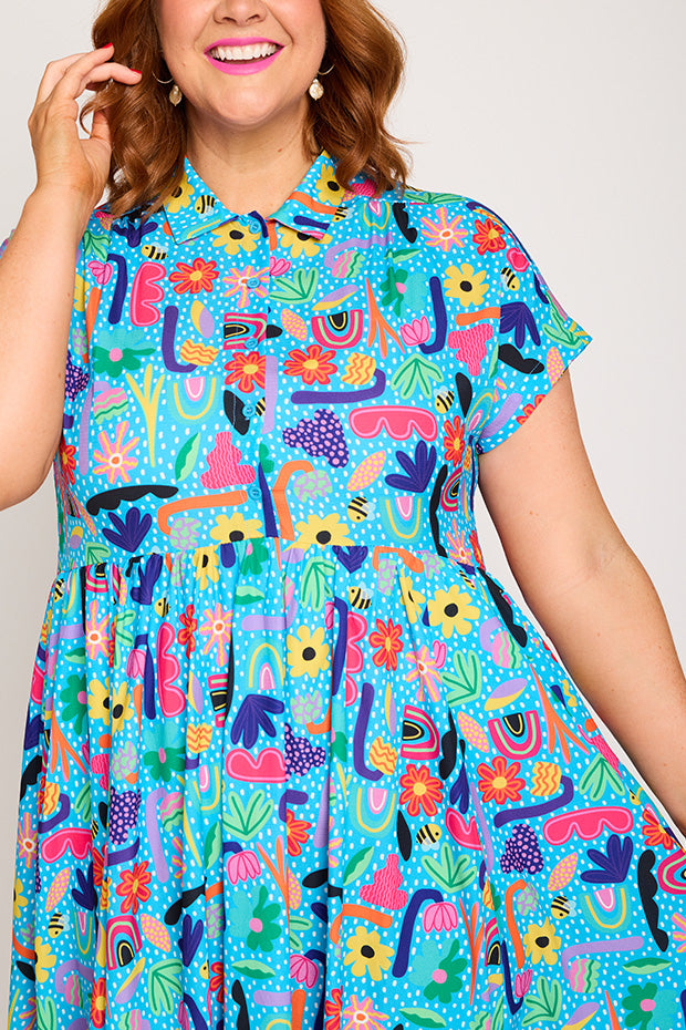 Frankie Shine Bright Dress – Shine Bright shirt dress