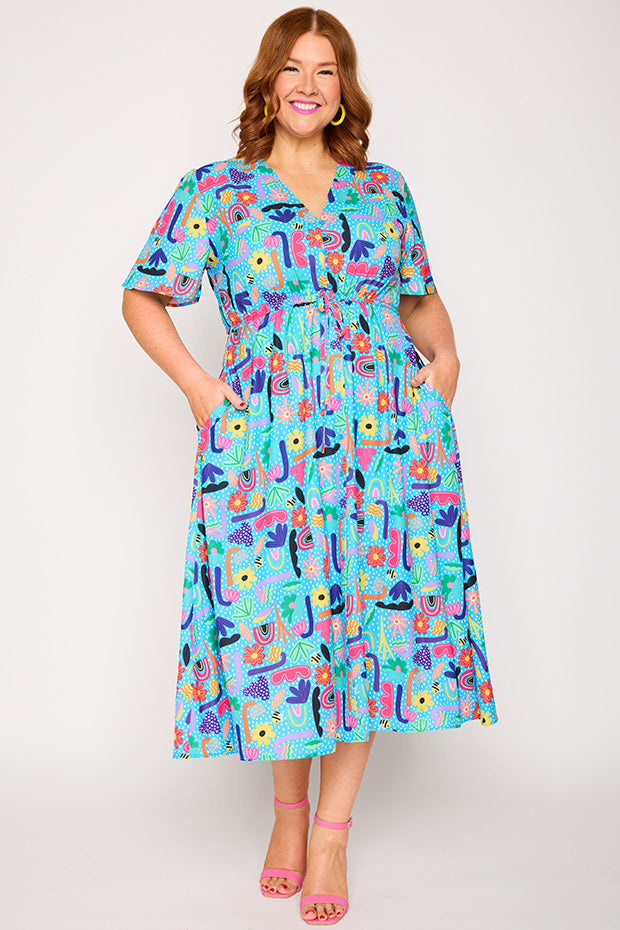 Marley Shine Bright Dress – Shine Bright midi dress