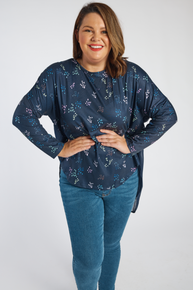Kira City Lights Top – City Lights loose top