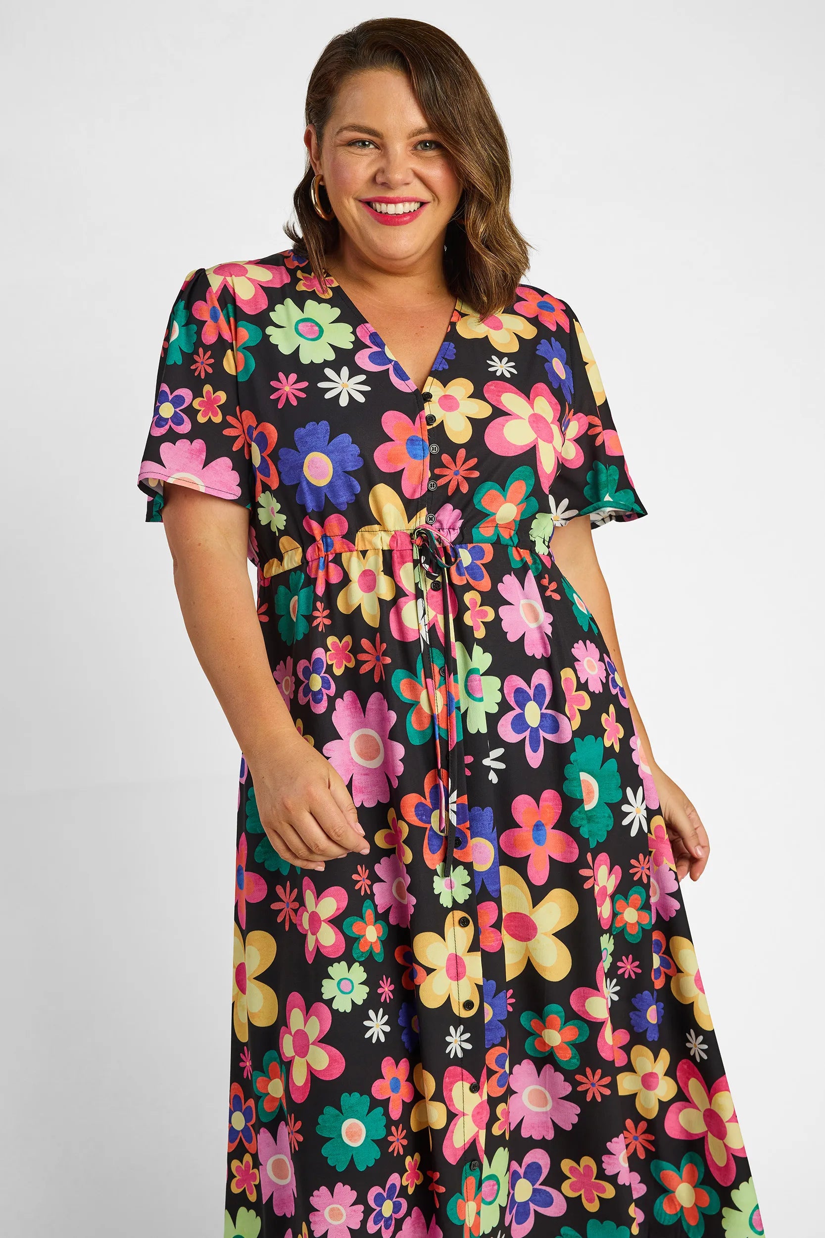 Marley Daisy Pop Dress – Daisy Pop midi dress