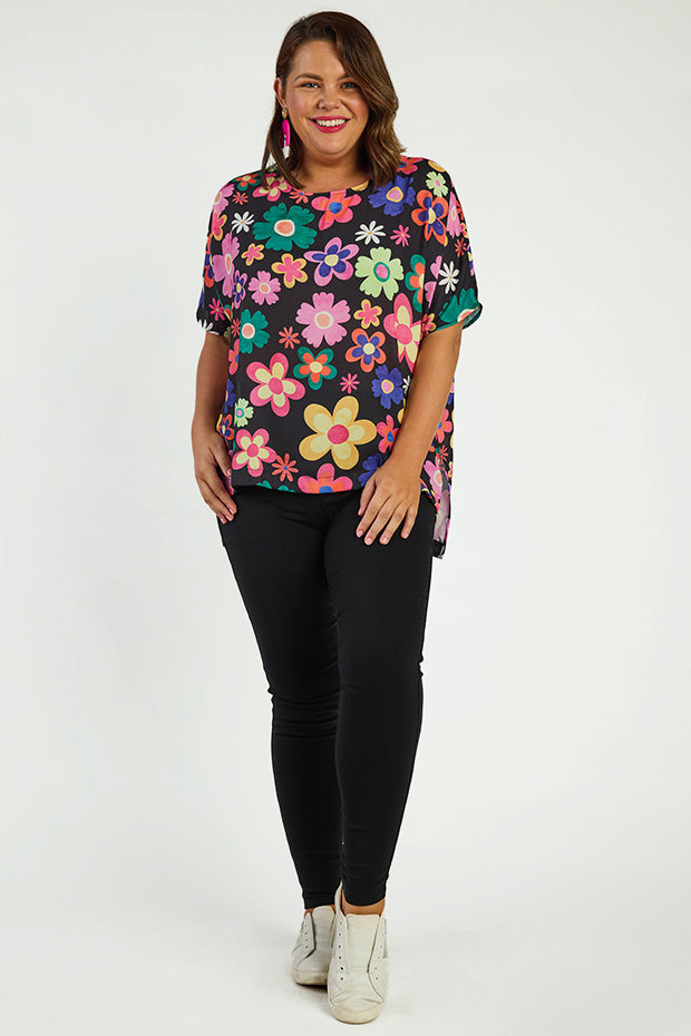Serena Daisy Pop Top – Daisy Pop top