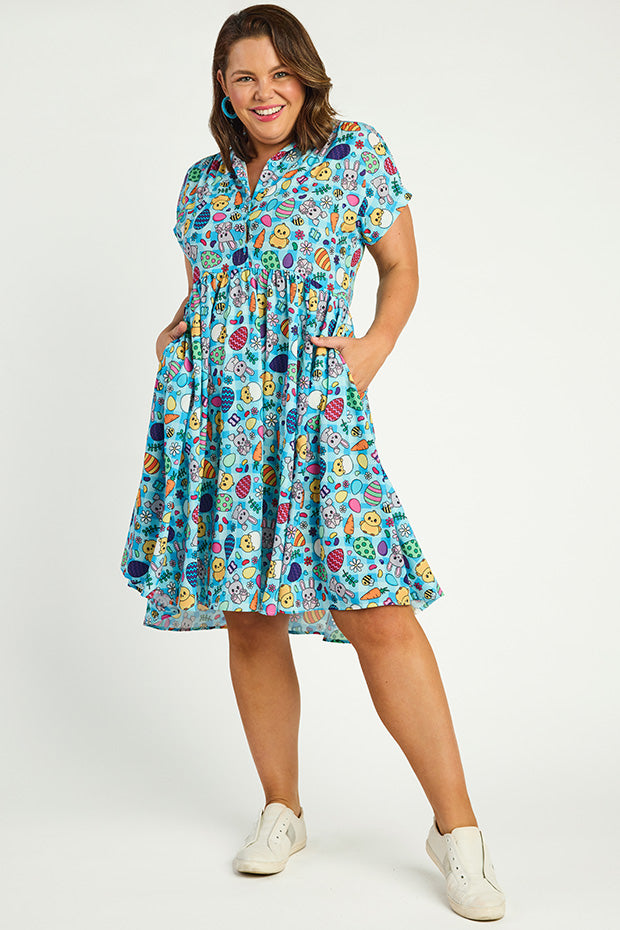 Frankie Easter Hunt Dress – Easter Hunt shirt dress