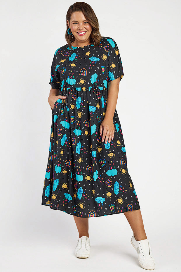 Superstar Happy Sun Dress – Happy Sun midi dress