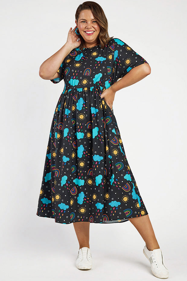 Superstar Happy Sun Dress – Happy Sun midi dress