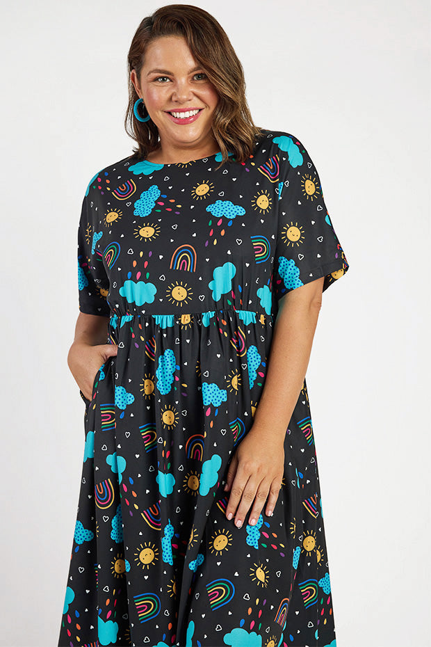 Superstar Happy Sun Dress – Happy Sun midi dress