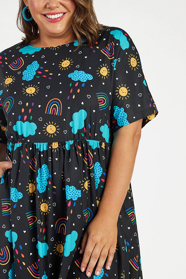 Superstar Happy Sun Dress – Happy Sun midi dress