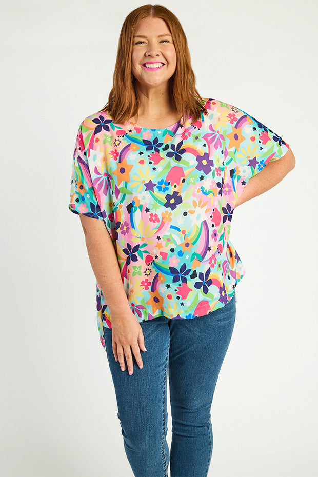 Serena Rainbow Bright Top – Rainbow Bright top