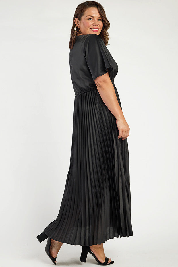 Rosella Black Dress – Black maxi dress