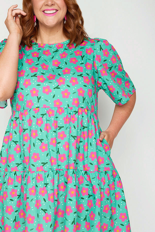 Isadora Pink Petal Dress – Pink Petal mini dress