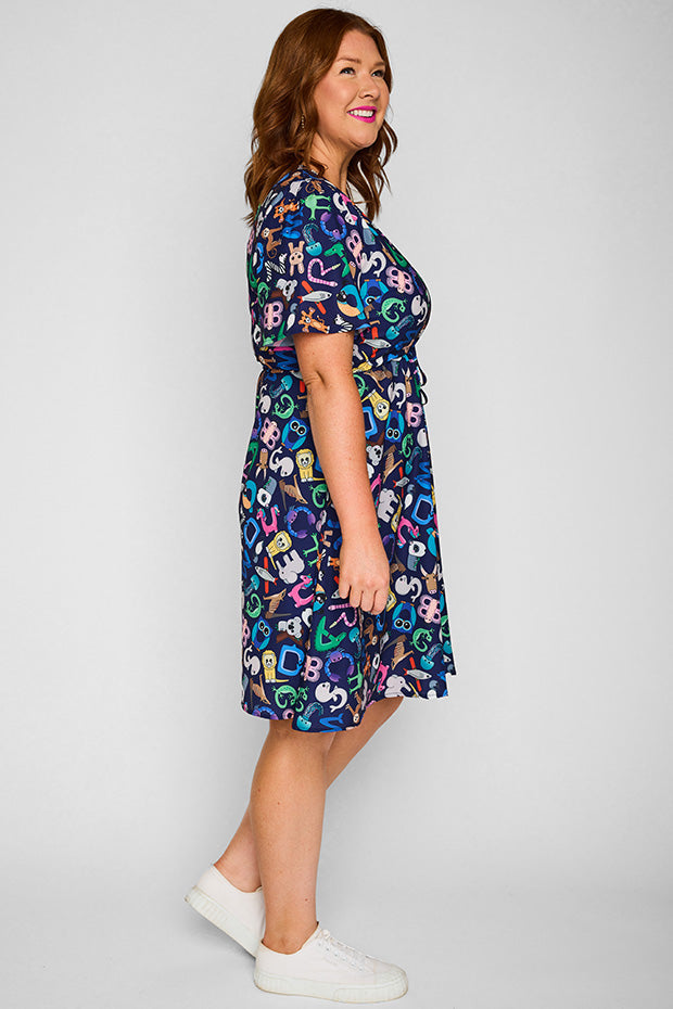 Siena Alpha Animals Dress – Alpha Animals midi dress
