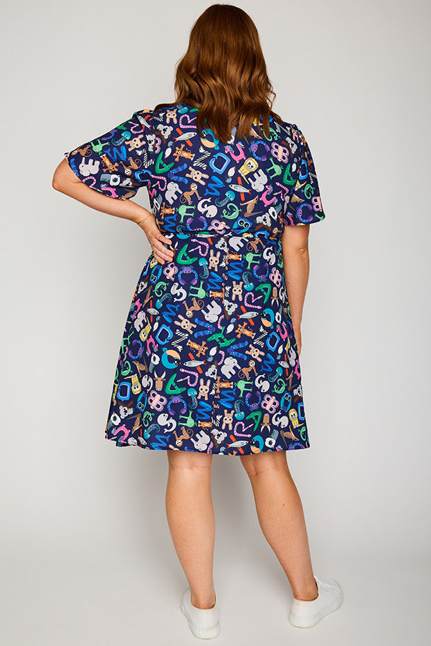 Siena Alpha Animals Dress – Alpha Animals midi dress