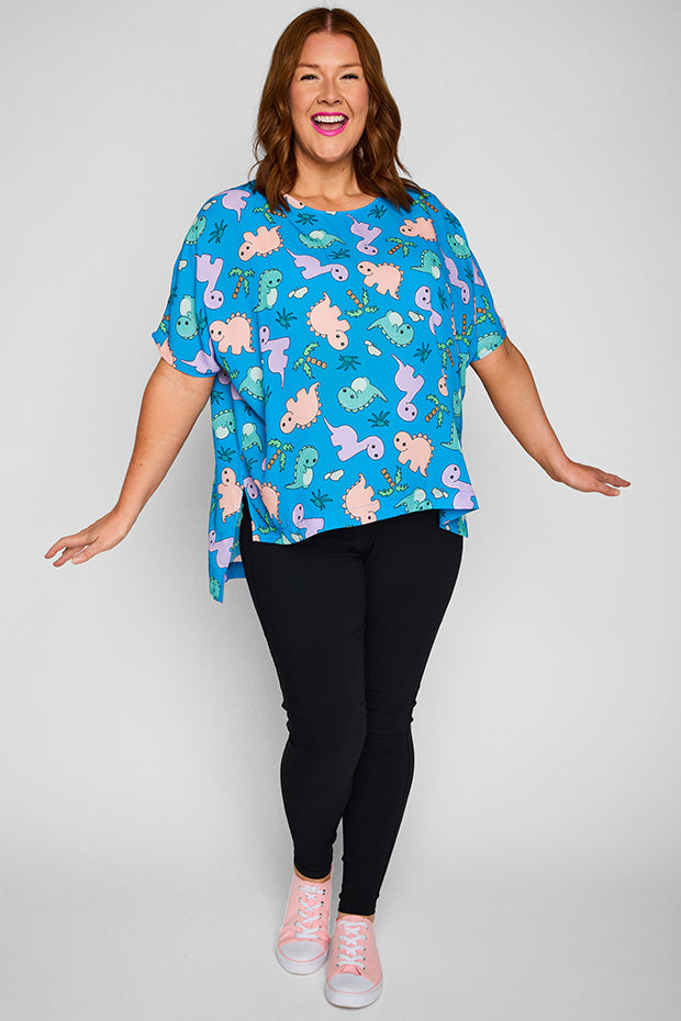 Serena Dino Print Top – Dino Print top