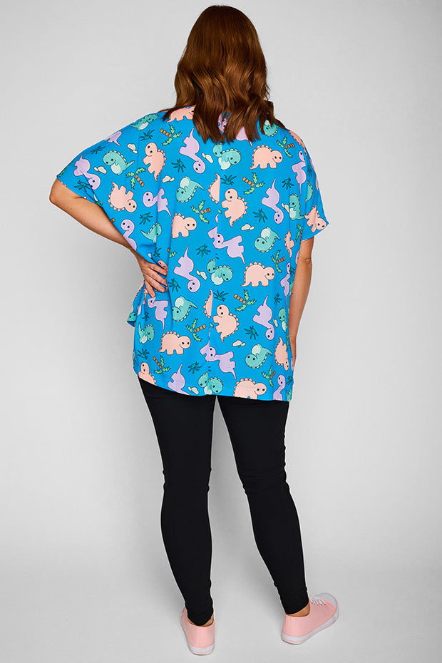 Serena Dino Print Top – Dino Print top