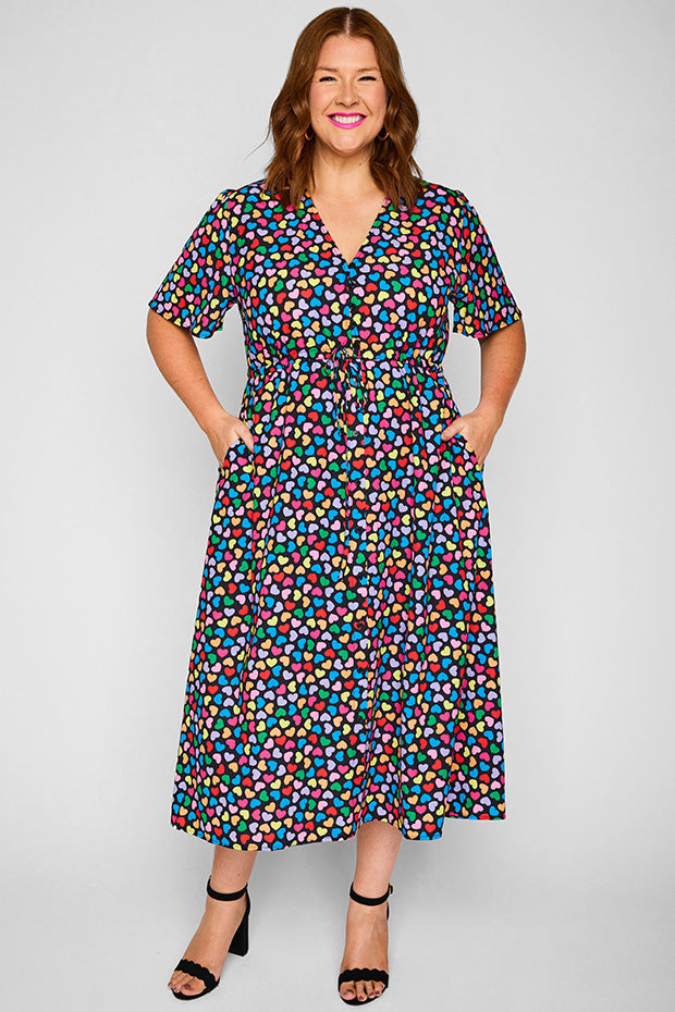 Marley Love Candy Black Dress – Love Candy midi dress