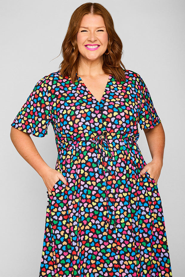 Marley Love Candy Black Dress – Love Candy midi dress