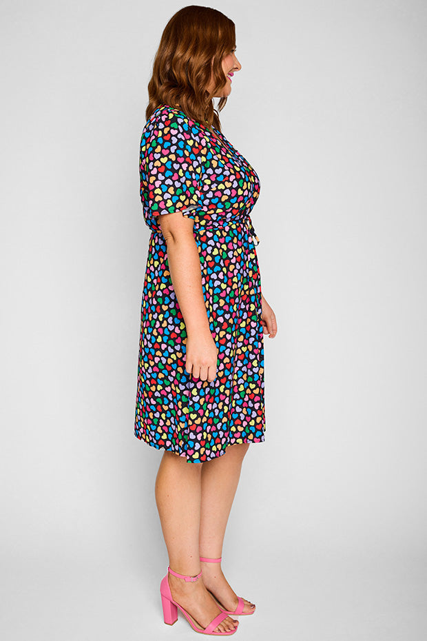 Siena Love Candy Black Dress – Love Candy Black knee length dress
