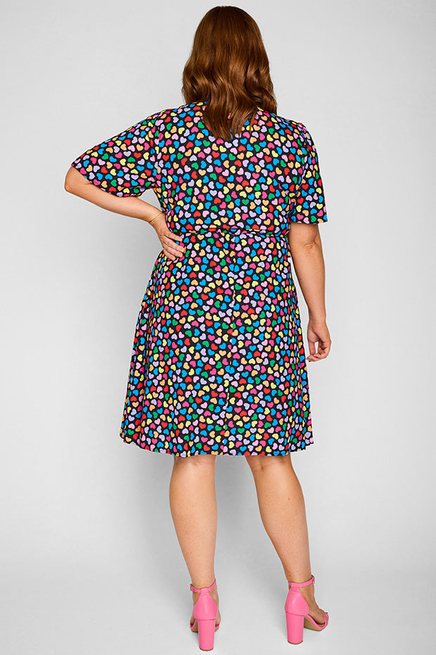 Siena Love Candy Black Dress – Love Candy Black knee length dress