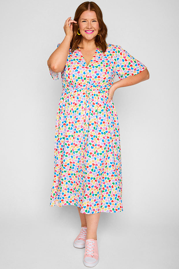 Marley Love Candy White Dress – Love Candy midi dress