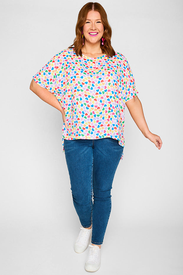 Serena Love Candy White Top – Love Candy White top