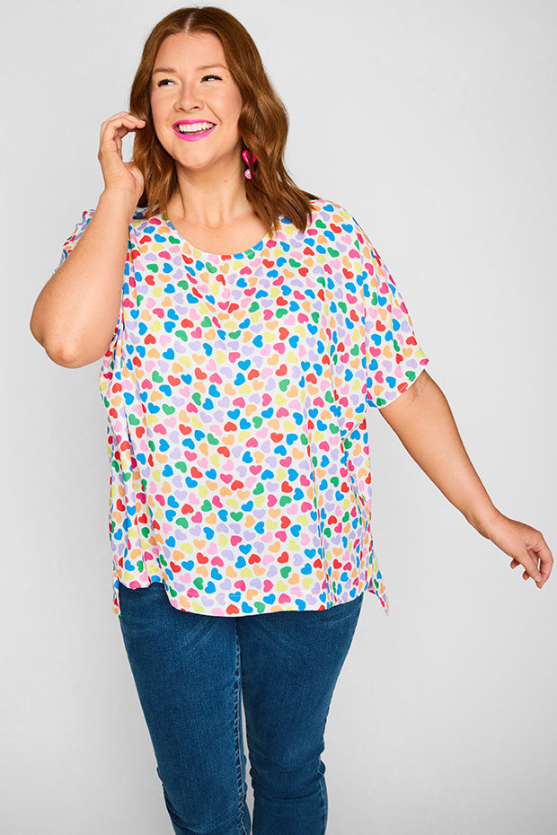 Serena Love Candy White Top – Love Candy White top