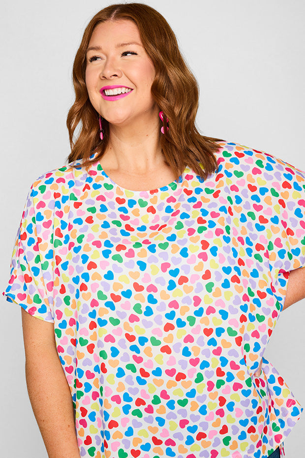 Serena Love Candy White Top – Love Candy White top