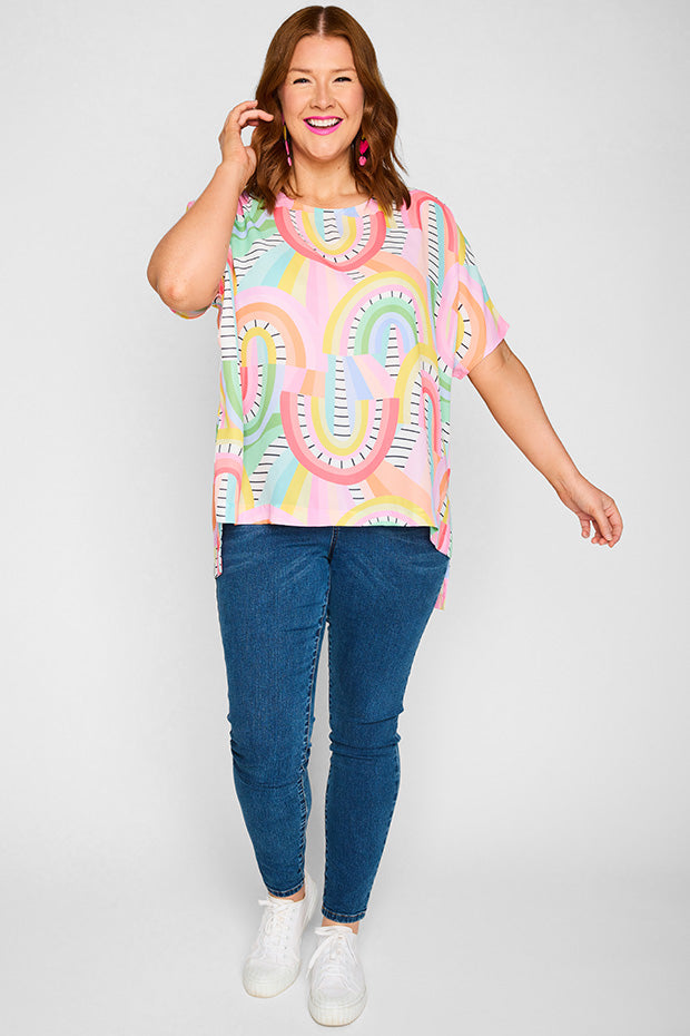 Serena Rainbow Vibing Top – Rainbow Vibing top