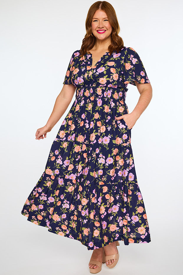 Phillipa Budding Romance Dress – Budding Romance midi dress