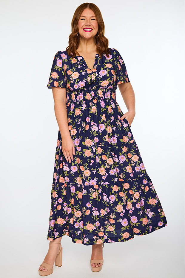 Phillipa Budding Romance Dress – Budding Romance midi dress