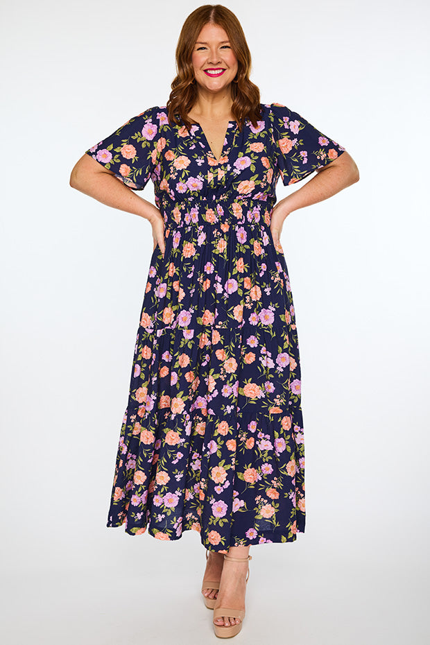 Phillipa Budding Romance Dress – Budding Romance midi dress