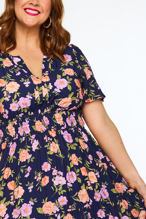 Phillipa Budding Romance Dress – Budding Romance midi dress