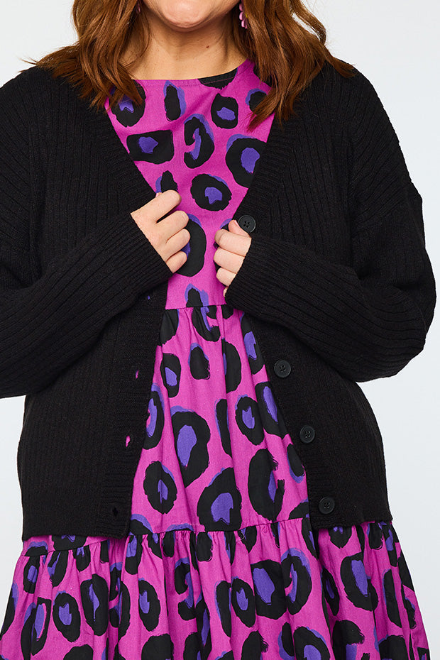 Cinnamon Black Cardi – Black cardigan