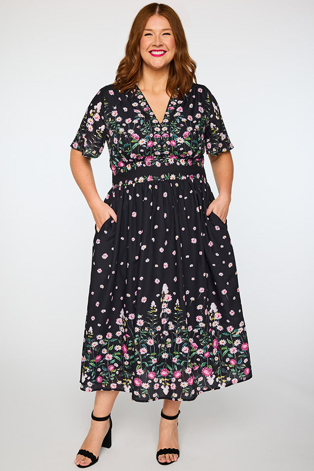 Stephanie Dancing Clover Dress – Dancing Clover midi dress