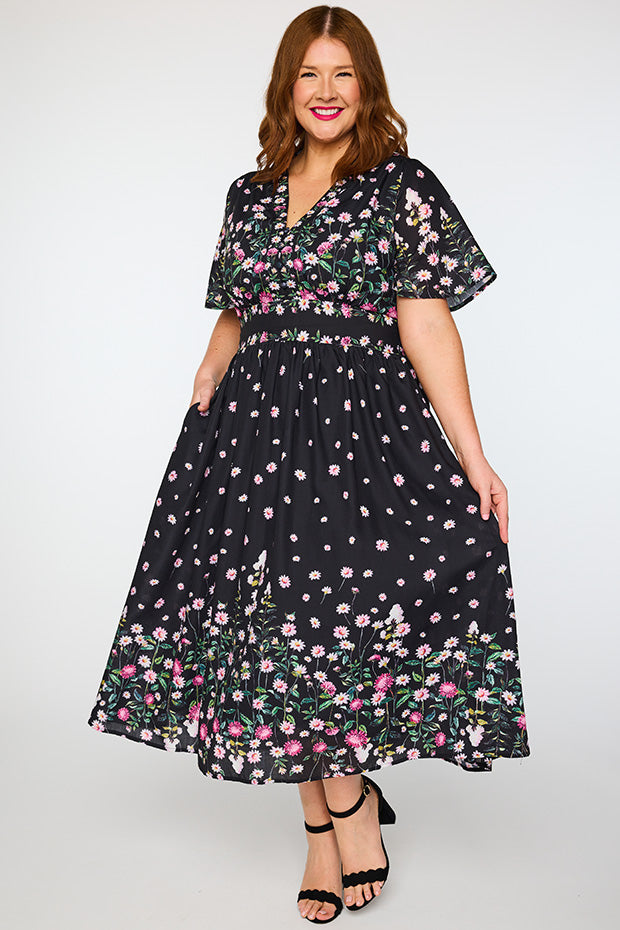 Stephanie Dancing Clover Dress – Dancing Clover midi dress