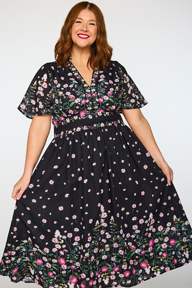 Stephanie Dancing Clover Dress – Dancing Clover midi dress