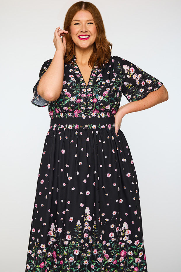 Stephanie Dancing Clover Dress – Dancing Clover midi dress