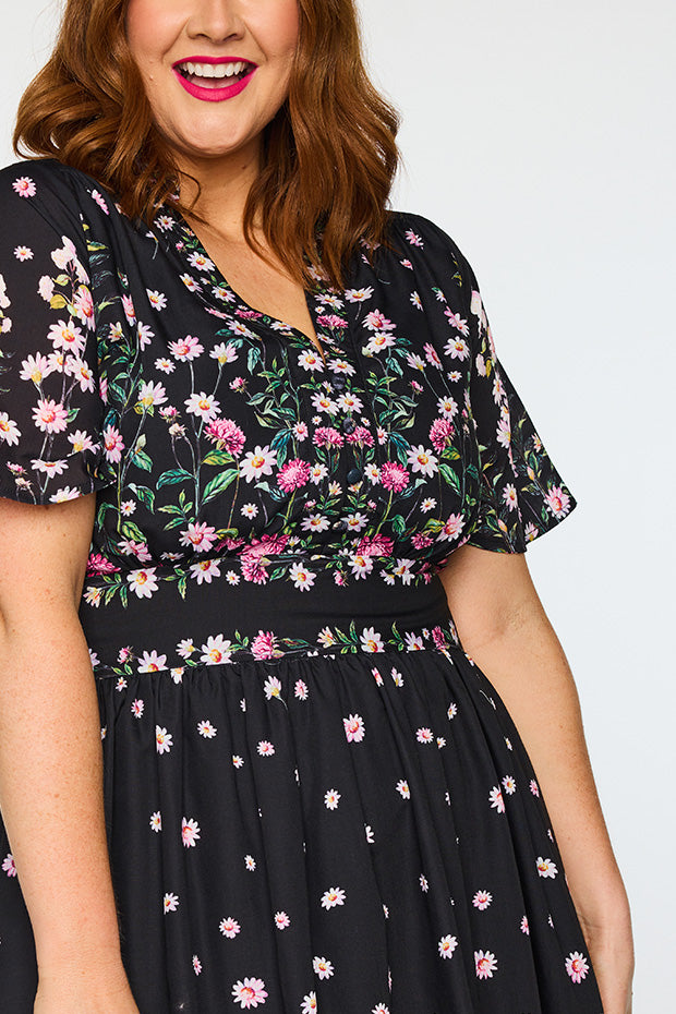 Stephanie Dancing Clover Dress – Dancing Clover midi dress