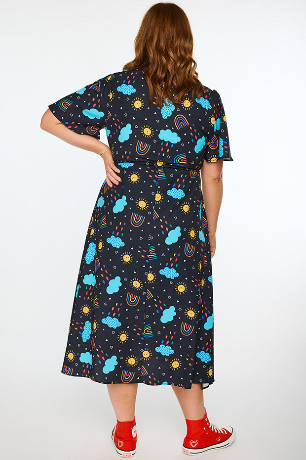 Marley Happy Sun Dress – Happy Sun midi dress