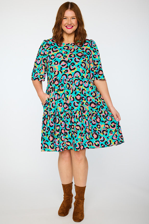 Izzie Little Party Leopard Dress – Little Party Leopard mini dress