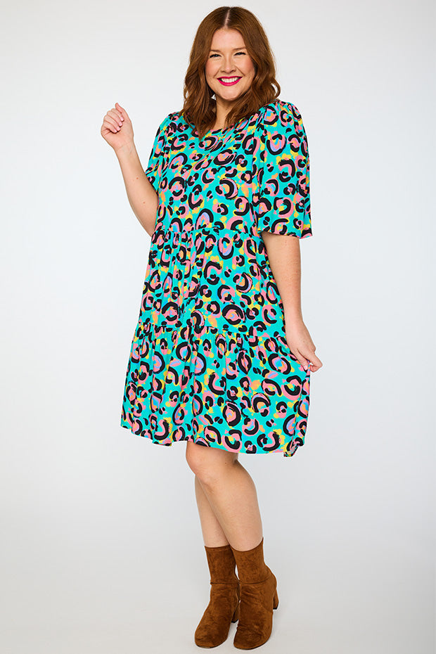 Izzie Little Party Leopard Dress – Little Party Leopard mini dress