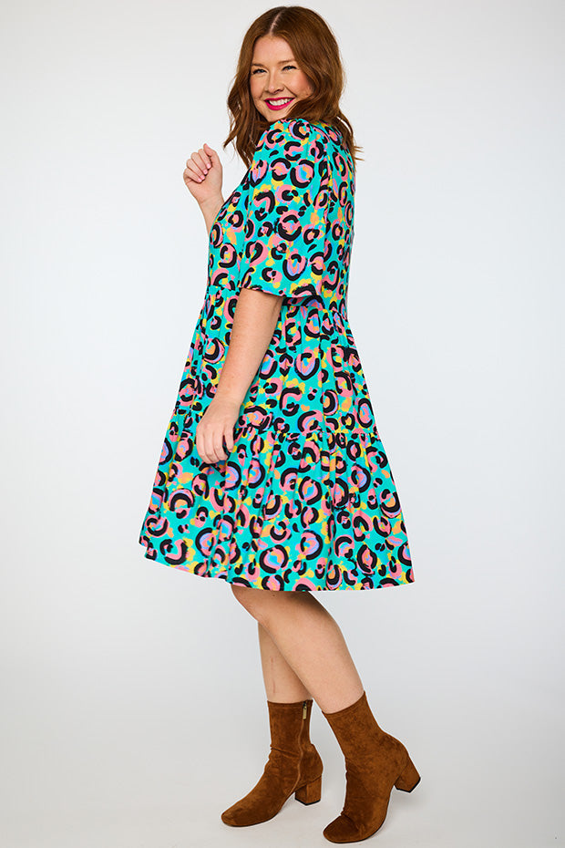 Izzie Little Party Leopard Dress – Little Party Leopard mini dress