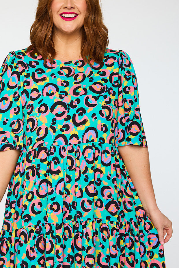 Izzie Little Party Leopard Dress – Little Party Leopard mini dress
