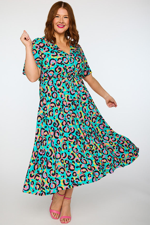 Michelle Little Party Leopard Dress – Little Party Leopard midi dress
