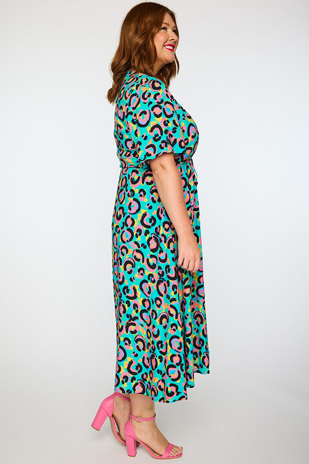 Michelle Little Party Leopard Dress – Little Party Leopard midi dress