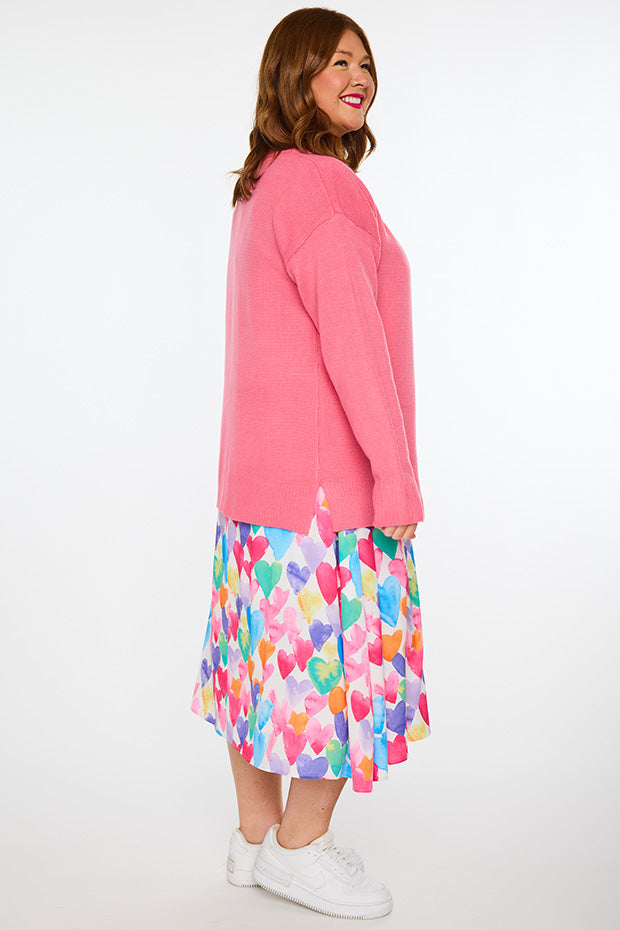 Nola Pink Cardi – Pink cardigan