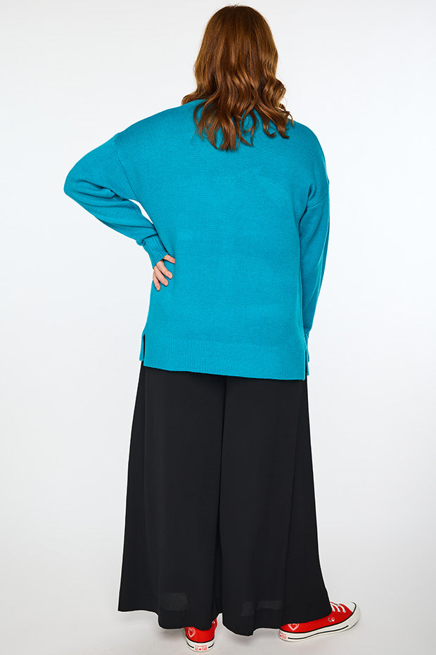Nola Teal Cardi – Teal cardigan