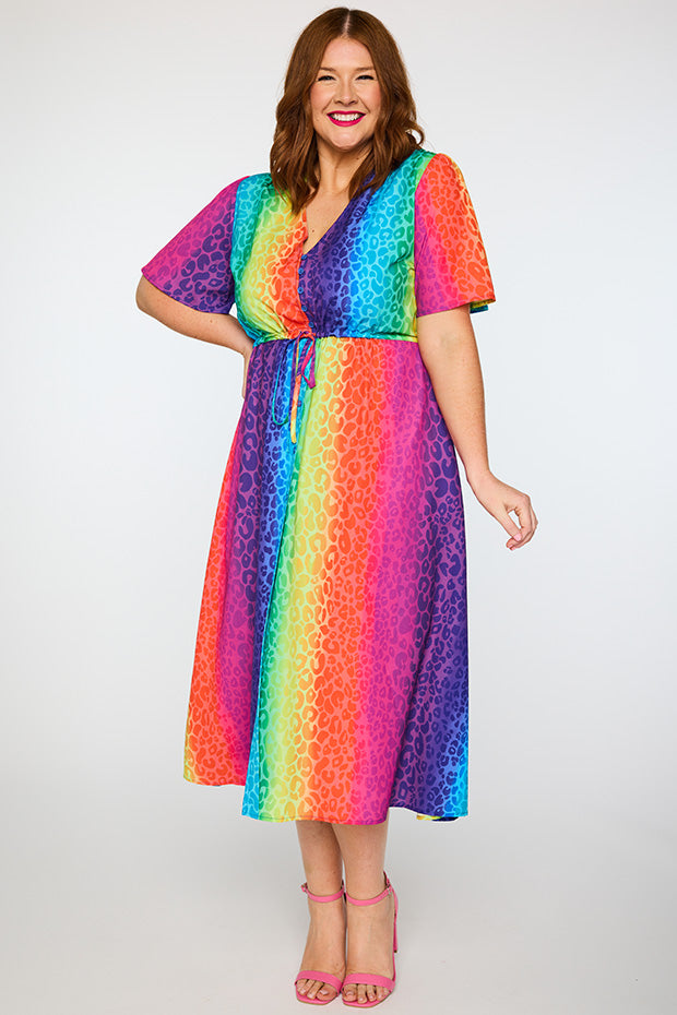 Marley Ombre Leopard Dress – Ombre Leopard midi dress