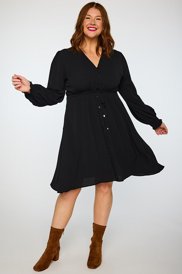 black dress loose Sofia Black Dress Little Party Dress black dress loose Sofia Black Dress Little Party Dress
