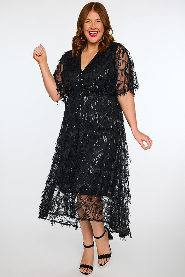 Semi Formal Classy Cocktail Dresses For 60 Year Old Woman Black Sequined Plus Size Evening Dresses Semi Formal Classy Cocktail Dresses For 60 Year Old Woman Black Sequined Plus Size Evening Dresses